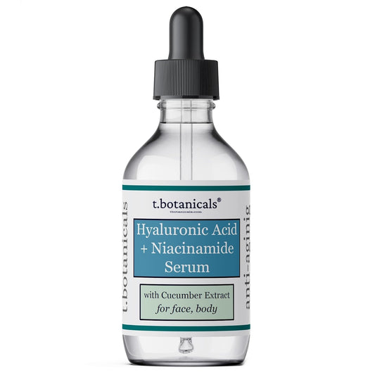 Hyaluronic Acid & Niacinamide Hydrating Serum- Hyaluronic acid and niacinamide hydrating serum for plump balanced skin-Coco  & Lather