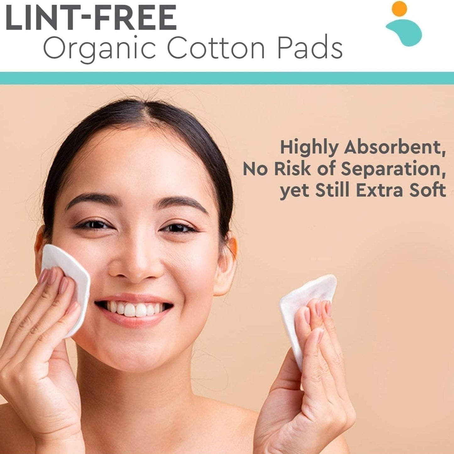 Organic Cotton Round & Pads - Organic cotton rounds and pads for gentle eco-friendly skincare-Coco & Lather
