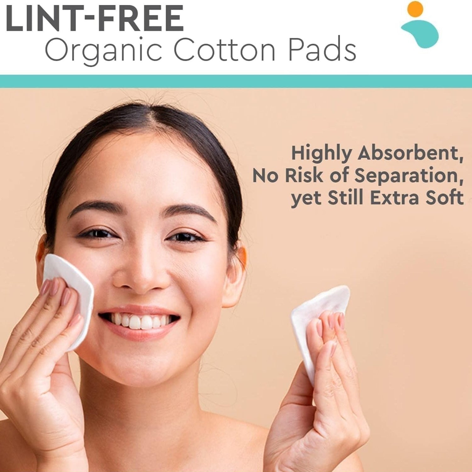 Organic Cotton Round & Pads - Organic cotton rounds and pads for gentle eco-friendly skincare-Coco & Lather