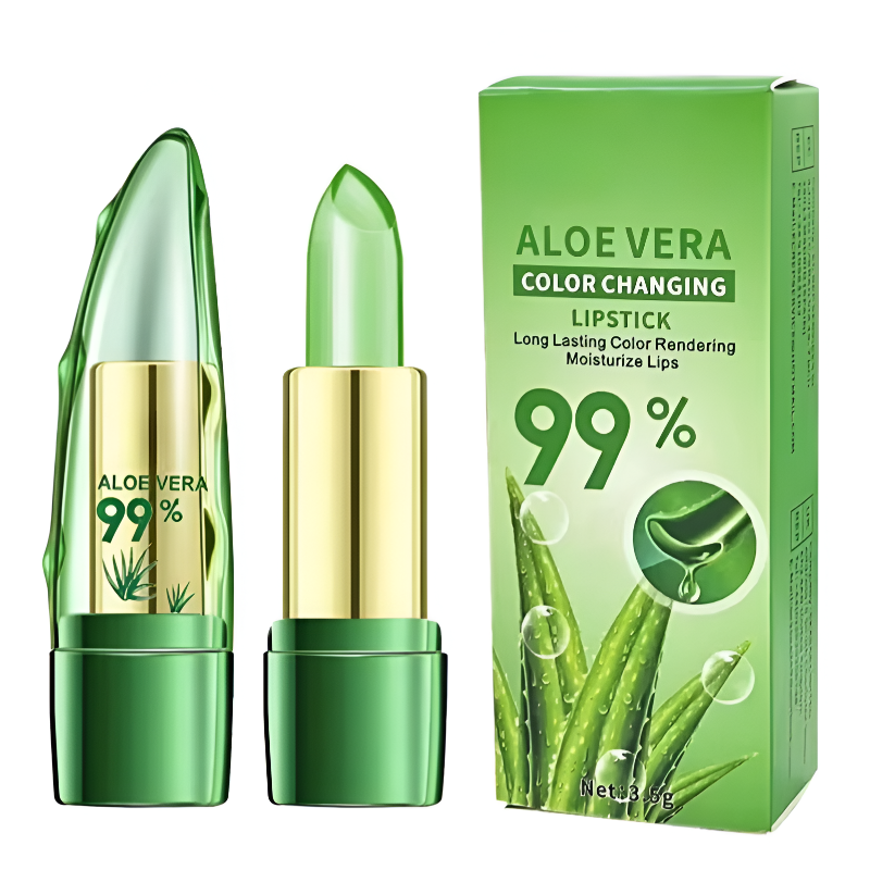 Aloe Vera  Color- Changing Lipstick- Aloe vera color changing lipstick for moisturized kissable lips-Coco  & Lather